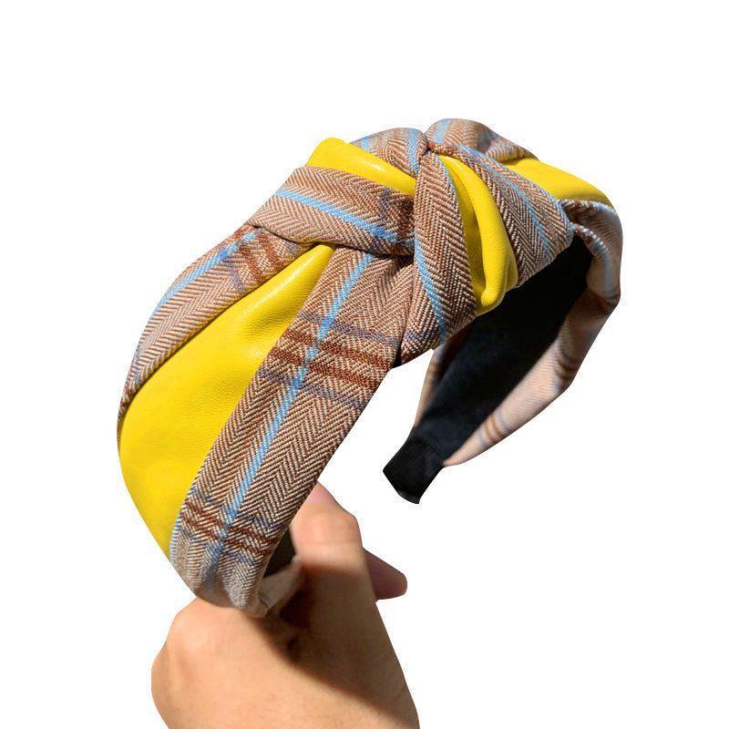 Wholesale Non-slip Pu Leather Headband